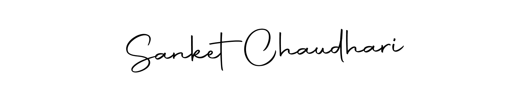 You should practise on your own different ways (Autography-DOLnW) to write your name (Sanket  Chaudhari) in signature. don't let someone else do it for you. Sanket  Chaudhari signature style 10 images and pictures png