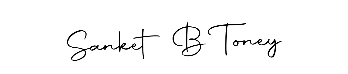 Make a beautiful signature design for name Sanket B Toney. Use this online signature maker to create a handwritten signature for free. Sanket B Toney signature style 10 images and pictures png