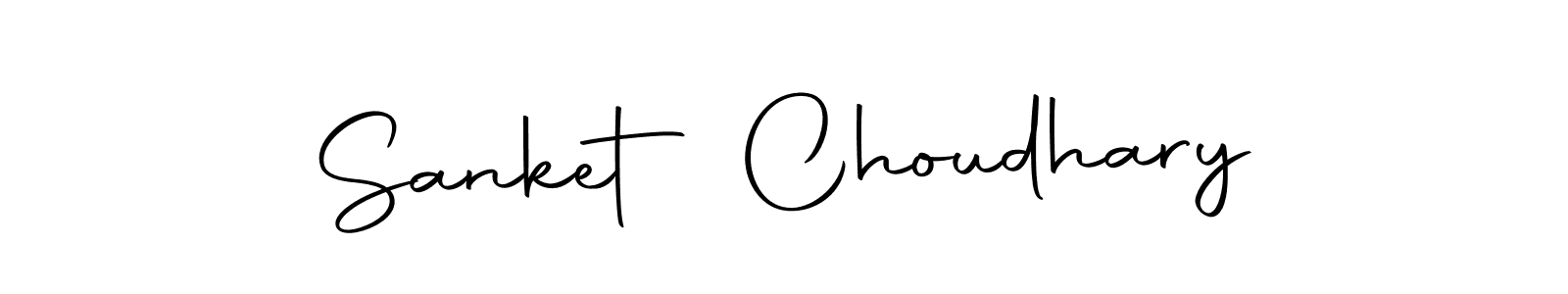 Create a beautiful signature design for name Sanket Choudhary. With this signature (Autography-DOLnW) fonts, you can make a handwritten signature for free. Sanket Choudhary signature style 10 images and pictures png