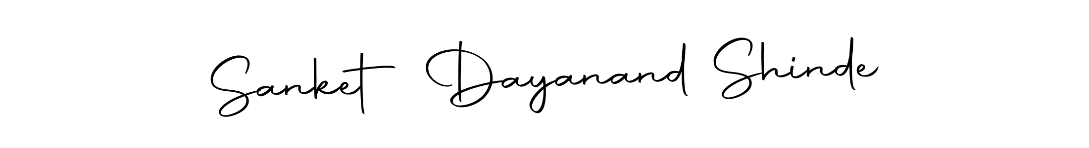 Create a beautiful signature design for name Sanket Dayanand Shinde. With this signature (Autography-DOLnW) fonts, you can make a handwritten signature for free. Sanket Dayanand Shinde signature style 10 images and pictures png