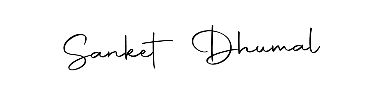 Use a signature maker to create a handwritten signature online. With this signature software, you can design (Autography-DOLnW) your own signature for name Sanket Dhumal. Sanket Dhumal signature style 10 images and pictures png