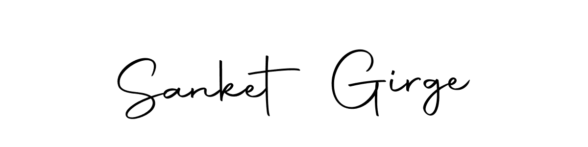 Use a signature maker to create a handwritten signature online. With this signature software, you can design (Autography-DOLnW) your own signature for name Sanket Girge. Sanket Girge signature style 10 images and pictures png