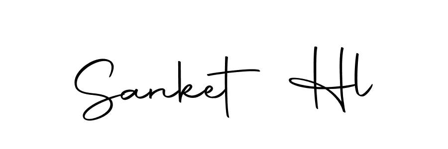 Sanket Hl stylish signature style. Best Handwritten Sign (Autography-DOLnW) for my name. Handwritten Signature Collection Ideas for my name Sanket Hl. Sanket Hl signature style 10 images and pictures png