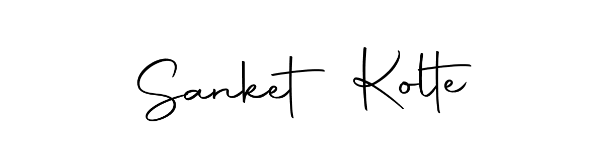 You can use this online signature creator to create a handwritten signature for the name Sanket Kolte. This is the best online autograph maker. Sanket Kolte signature style 10 images and pictures png