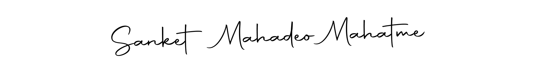 Make a short Sanket Mahadeo Mahatme signature style. Manage your documents anywhere anytime using Autography-DOLnW. Create and add eSignatures, submit forms, share and send files easily. Sanket Mahadeo Mahatme signature style 10 images and pictures png