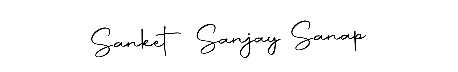 Design your own signature with our free online signature maker. With this signature software, you can create a handwritten (Autography-DOLnW) signature for name Sanket Sanjay Sanap. Sanket Sanjay Sanap signature style 10 images and pictures png