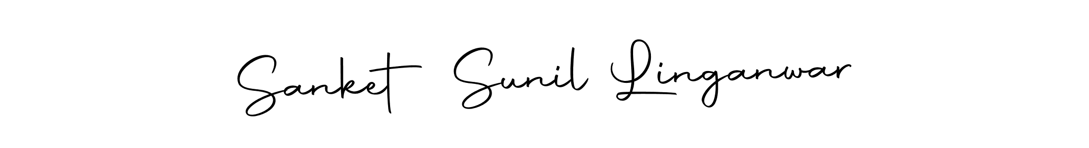 Create a beautiful signature design for name Sanket Sunil Linganwar. With this signature (Autography-DOLnW) fonts, you can make a handwritten signature for free. Sanket Sunil Linganwar signature style 10 images and pictures png