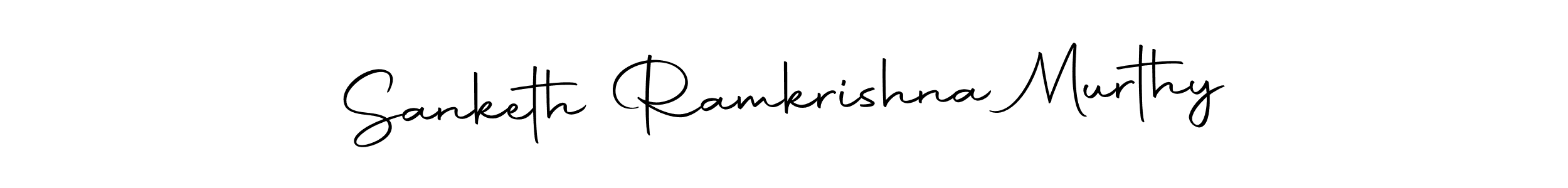 Sanketh Ramkrishna Murthy stylish signature style. Best Handwritten Sign (Autography-DOLnW) for my name. Handwritten Signature Collection Ideas for my name Sanketh Ramkrishna Murthy. Sanketh Ramkrishna Murthy signature style 10 images and pictures png