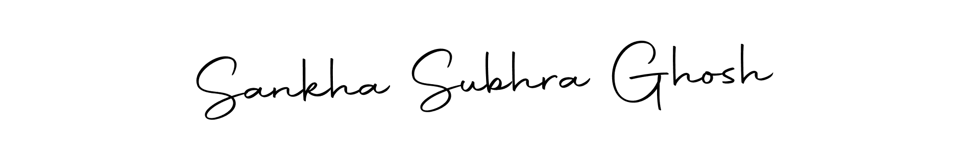 Create a beautiful signature design for name Sankha Subhra Ghosh. With this signature (Autography-DOLnW) fonts, you can make a handwritten signature for free. Sankha Subhra Ghosh signature style 10 images and pictures png