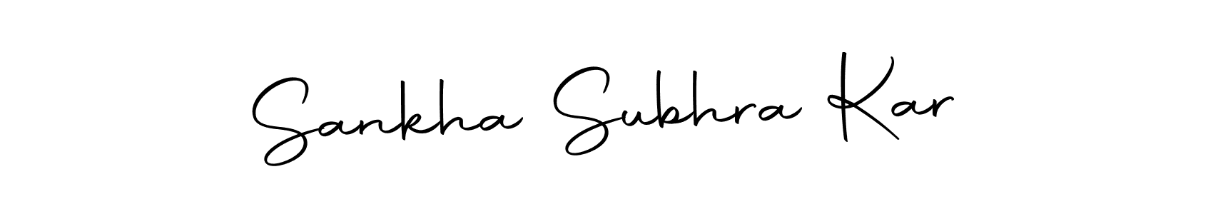 Make a beautiful signature design for name Sankha Subhra Kar. Use this online signature maker to create a handwritten signature for free. Sankha Subhra Kar signature style 10 images and pictures png