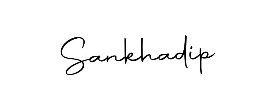 Create a beautiful signature design for name Sankhadip. With this signature (Autography-DOLnW) fonts, you can make a handwritten signature for free. Sankhadip signature style 10 images and pictures png