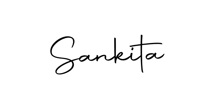 Make a beautiful signature design for name Sankita. With this signature (Autography-DOLnW) style, you can create a handwritten signature for free. Sankita signature style 10 images and pictures png