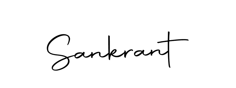 Use a signature maker to create a handwritten signature online. With this signature software, you can design (Autography-DOLnW) your own signature for name Sankrant. Sankrant signature style 10 images and pictures png