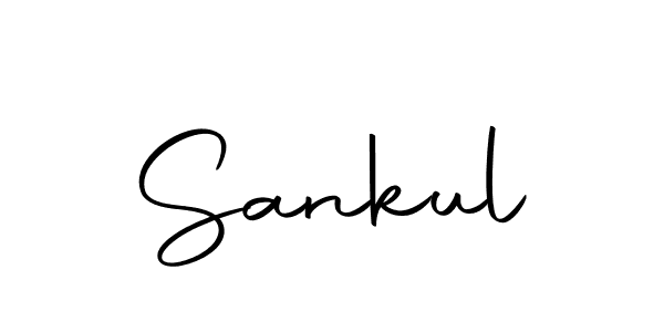 Use a signature maker to create a handwritten signature online. With this signature software, you can design (Autography-DOLnW) your own signature for name Sankul. Sankul signature style 10 images and pictures png