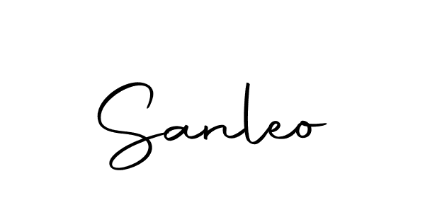 The best way (Autography-DOLnW) to make a short signature is to pick only two or three words in your name. The name Sanleo include a total of six letters. For converting this name. Sanleo signature style 10 images and pictures png