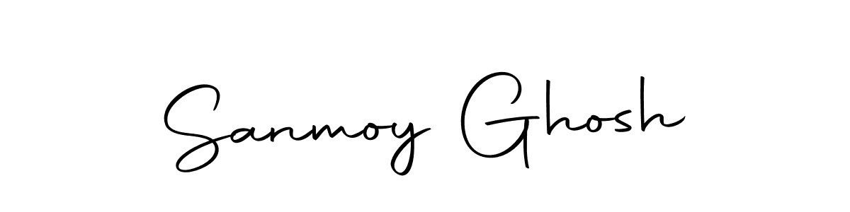 Make a beautiful signature design for name Sanmoy Ghosh. Use this online signature maker to create a handwritten signature for free. Sanmoy Ghosh signature style 10 images and pictures png