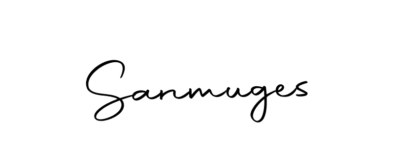 You should practise on your own different ways (Autography-DOLnW) to write your name (Sanmuges) in signature. don't let someone else do it for you. Sanmuges signature style 10 images and pictures png