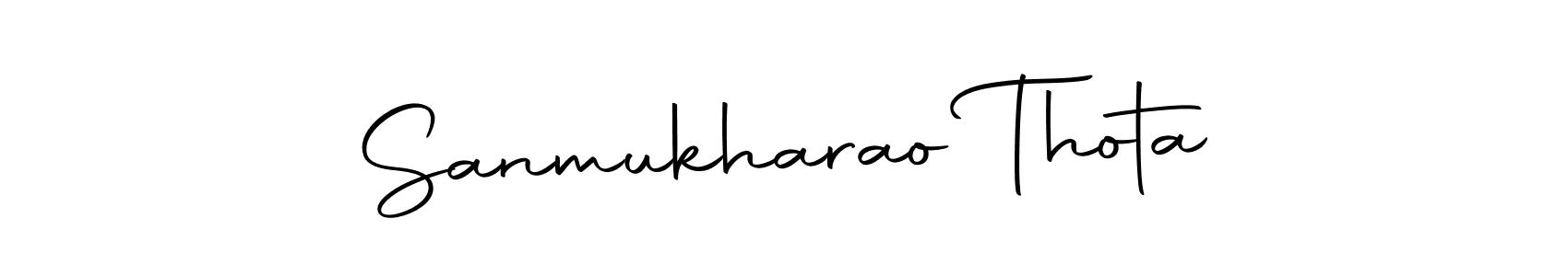 Sanmukharao Thota stylish signature style. Best Handwritten Sign (Autography-DOLnW) for my name. Handwritten Signature Collection Ideas for my name Sanmukharao Thota. Sanmukharao Thota signature style 10 images and pictures png