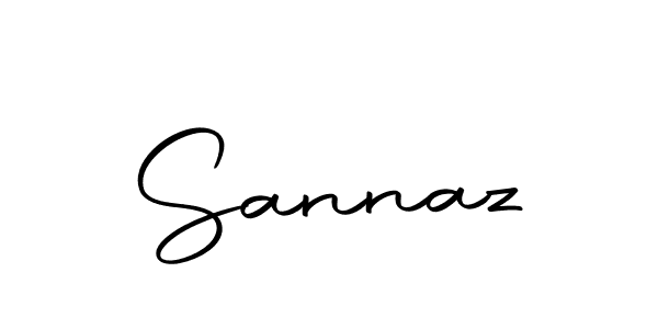 Create a beautiful signature design for name Sannaz. With this signature (Autography-DOLnW) fonts, you can make a handwritten signature for free. Sannaz signature style 10 images and pictures png