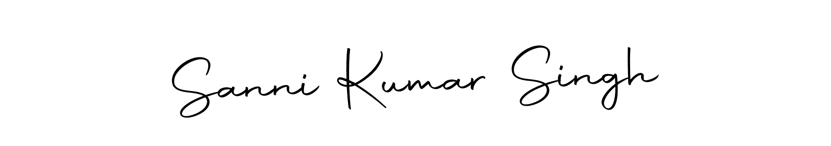 Sanni Kumar Singh stylish signature style. Best Handwritten Sign (Autography-DOLnW) for my name. Handwritten Signature Collection Ideas for my name Sanni Kumar Singh. Sanni Kumar Singh signature style 10 images and pictures png