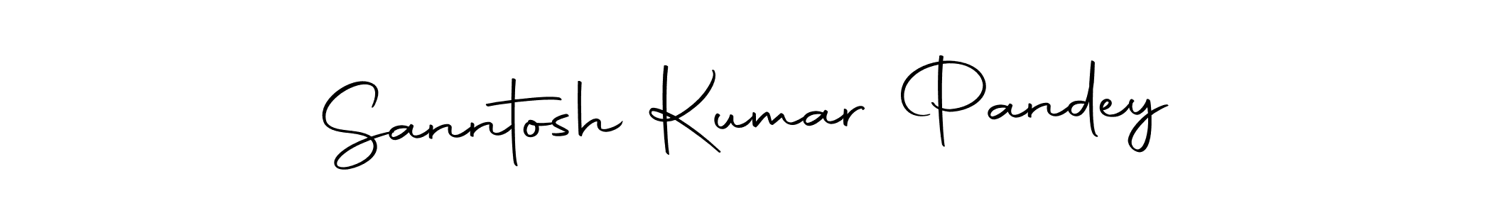 How to make Sanntosh Kumar Pandey signature? Autography-DOLnW is a professional autograph style. Create handwritten signature for Sanntosh Kumar Pandey name. Sanntosh Kumar Pandey signature style 10 images and pictures png