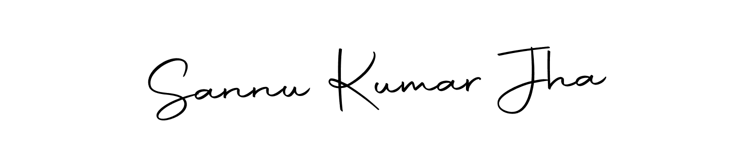 The best way (Autography-DOLnW) to make a short signature is to pick only two or three words in your name. The name Sannu Kumar Jha include a total of six letters. For converting this name. Sannu Kumar Jha signature style 10 images and pictures png