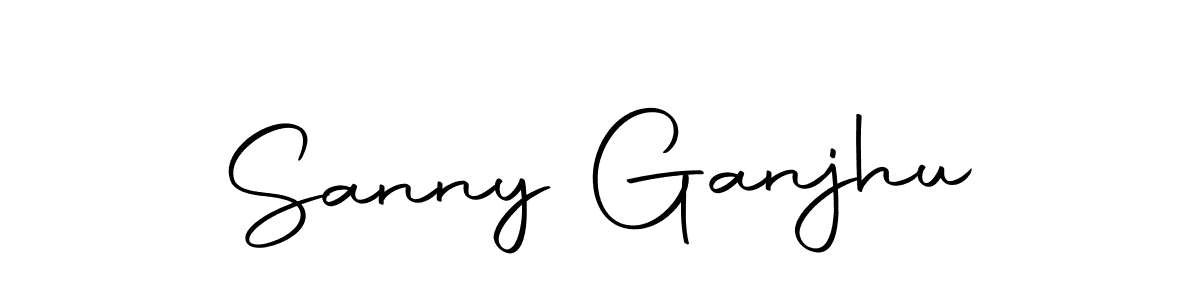 Make a beautiful signature design for name Sanny Ganjhu. With this signature (Autography-DOLnW) style, you can create a handwritten signature for free. Sanny Ganjhu signature style 10 images and pictures png