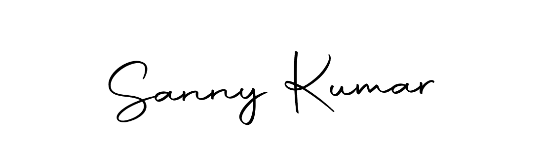 Design your own signature with our free online signature maker. With this signature software, you can create a handwritten (Autography-DOLnW) signature for name Sanny Kumar. Sanny Kumar signature style 10 images and pictures png