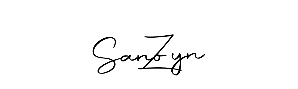 Create a beautiful signature design for name Sano   Zyn. With this signature (Autography-DOLnW) fonts, you can make a handwritten signature for free. Sano   Zyn signature style 10 images and pictures png