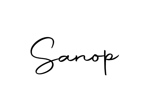 Here are the top 10 professional signature styles for the name Sanop. These are the best autograph styles you can use for your name. Sanop signature style 10 images and pictures png