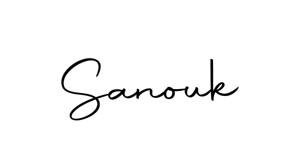 Sanouk stylish signature style. Best Handwritten Sign (Autography-DOLnW) for my name. Handwritten Signature Collection Ideas for my name Sanouk. Sanouk signature style 10 images and pictures png