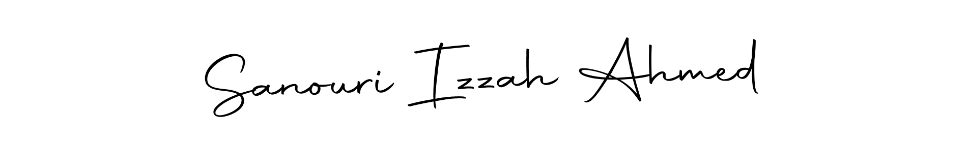 Also we have Sanouri Izzah Ahmed name is the best signature style. Create professional handwritten signature collection using Autography-DOLnW autograph style. Sanouri Izzah Ahmed signature style 10 images and pictures png