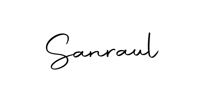 Make a beautiful signature design for name Sanraul. Use this online signature maker to create a handwritten signature for free. Sanraul signature style 10 images and pictures png