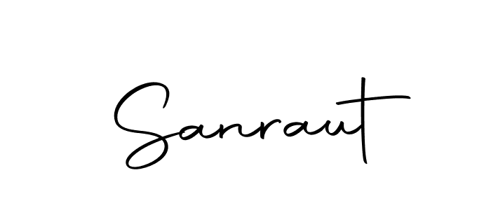 You should practise on your own different ways (Autography-DOLnW) to write your name (Sanraut) in signature. don't let someone else do it for you. Sanraut signature style 10 images and pictures png