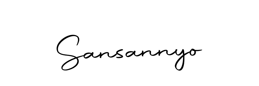 How to make Sansannyo signature? Autography-DOLnW is a professional autograph style. Create handwritten signature for Sansannyo name. Sansannyo signature style 10 images and pictures png