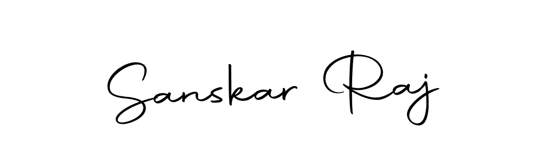 Design your own signature with our free online signature maker. With this signature software, you can create a handwritten (Autography-DOLnW) signature for name Sanskar Raj. Sanskar Raj signature style 10 images and pictures png