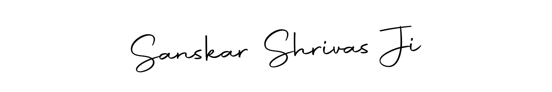 Design your own signature with our free online signature maker. With this signature software, you can create a handwritten (Autography-DOLnW) signature for name Sanskar Shrivas Ji. Sanskar Shrivas Ji signature style 10 images and pictures png