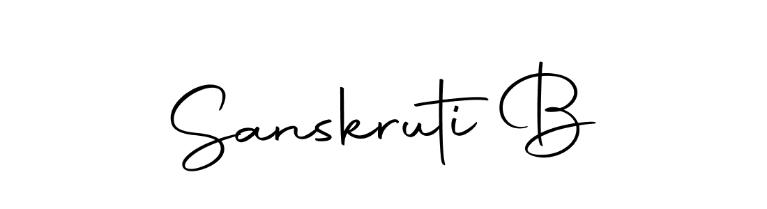 Also we have Sanskruti B name is the best signature style. Create professional handwritten signature collection using Autography-DOLnW autograph style. Sanskruti B signature style 10 images and pictures png