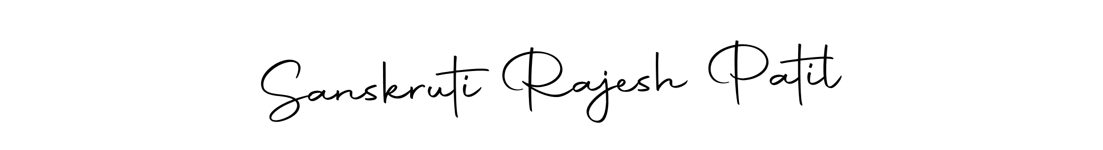 The best way (Autography-DOLnW) to make a short signature is to pick only two or three words in your name. The name Sanskruti Rajesh Patil include a total of six letters. For converting this name. Sanskruti Rajesh Patil signature style 10 images and pictures png