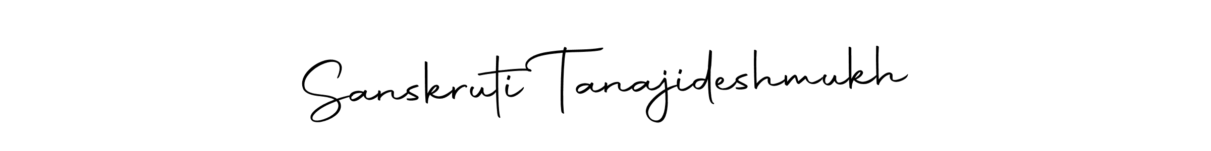 Also we have Sanskruti Tanajideshmukh name is the best signature style. Create professional handwritten signature collection using Autography-DOLnW autograph style. Sanskruti Tanajideshmukh signature style 10 images and pictures png