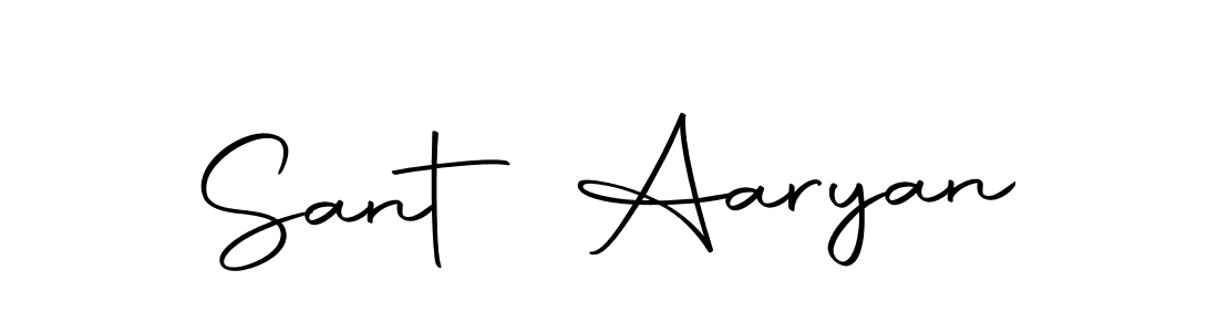 The best way (Autography-DOLnW) to make a short signature is to pick only two or three words in your name. The name Sant Aaryan include a total of six letters. For converting this name. Sant Aaryan signature style 10 images and pictures png