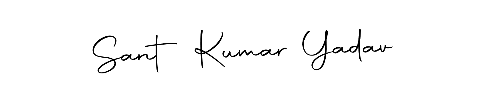 Make a short Sant Kumar Yadav signature style. Manage your documents anywhere anytime using Autography-DOLnW. Create and add eSignatures, submit forms, share and send files easily. Sant Kumar Yadav signature style 10 images and pictures png