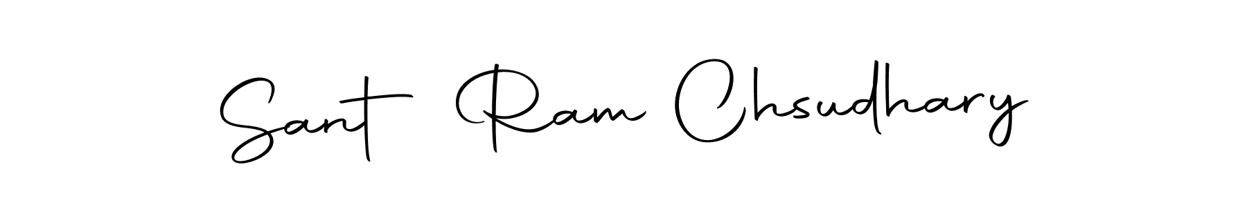 Make a short Sant Ram Chsudhary signature style. Manage your documents anywhere anytime using Autography-DOLnW. Create and add eSignatures, submit forms, share and send files easily. Sant Ram Chsudhary signature style 10 images and pictures png