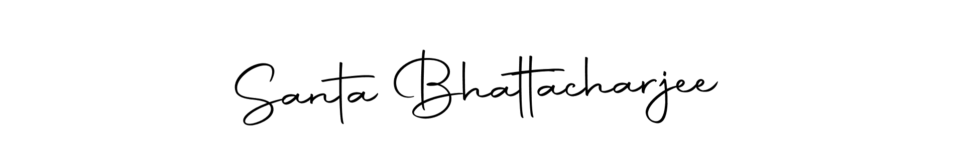 Santa Bhattacharjee stylish signature style. Best Handwritten Sign (Autography-DOLnW) for my name. Handwritten Signature Collection Ideas for my name Santa Bhattacharjee. Santa Bhattacharjee signature style 10 images and pictures png