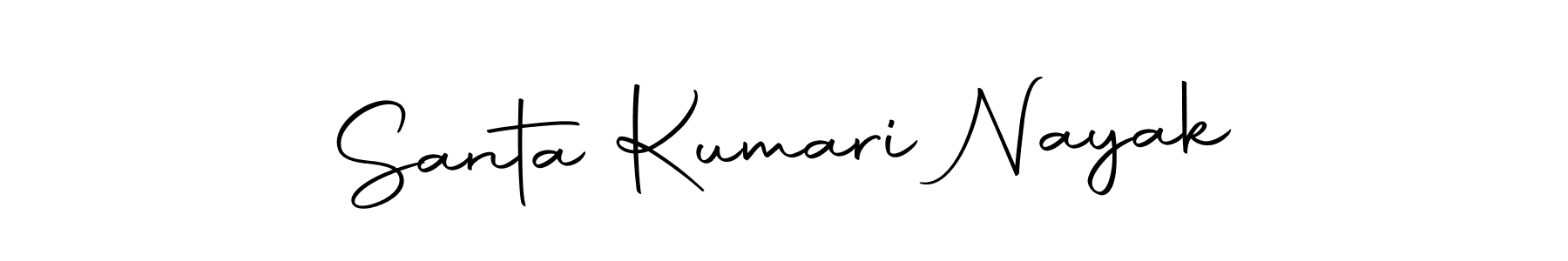 How to make Santa Kumari Nayak name signature. Use Autography-DOLnW style for creating short signs online. This is the latest handwritten sign. Santa Kumari Nayak signature style 10 images and pictures png