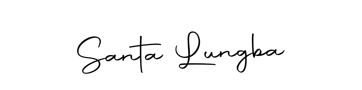 Make a beautiful signature design for name Santa Lungba. With this signature (Autography-DOLnW) style, you can create a handwritten signature for free. Santa Lungba signature style 10 images and pictures png