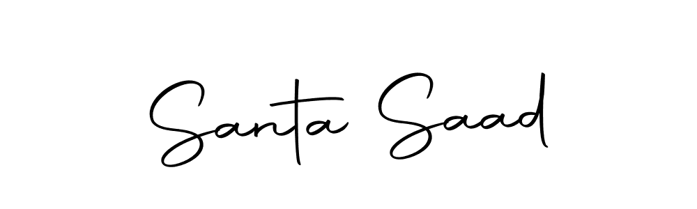 Check out images of Autograph of Santa Saad name. Actor Santa Saad Signature Style. Autography-DOLnW is a professional sign style online. Santa Saad signature style 10 images and pictures png