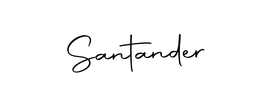 Santander stylish signature style. Best Handwritten Sign (Autography-DOLnW) for my name. Handwritten Signature Collection Ideas for my name Santander. Santander signature style 10 images and pictures png