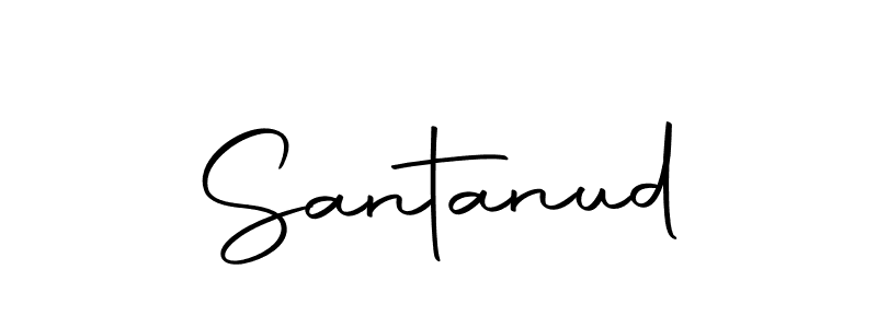 How to make Santanud signature? Autography-DOLnW is a professional autograph style. Create handwritten signature for Santanud name. Santanud signature style 10 images and pictures png