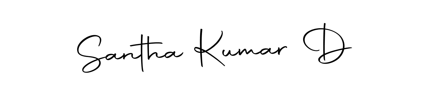 How to make Santha Kumar D signature? Autography-DOLnW is a professional autograph style. Create handwritten signature for Santha Kumar D name. Santha Kumar D signature style 10 images and pictures png